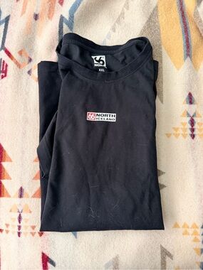66 North Iceland Black Logo Tee